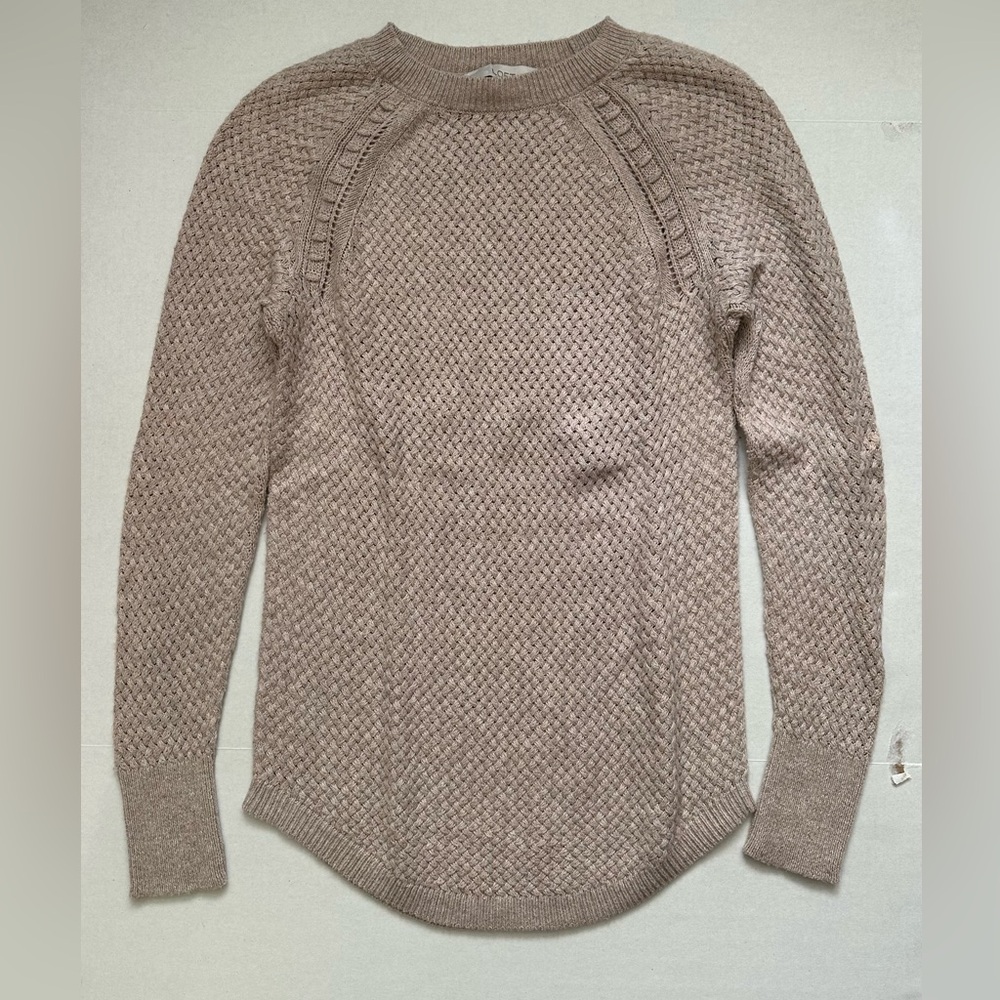 LOFT - Stitchy Shirttail Sweater (S)